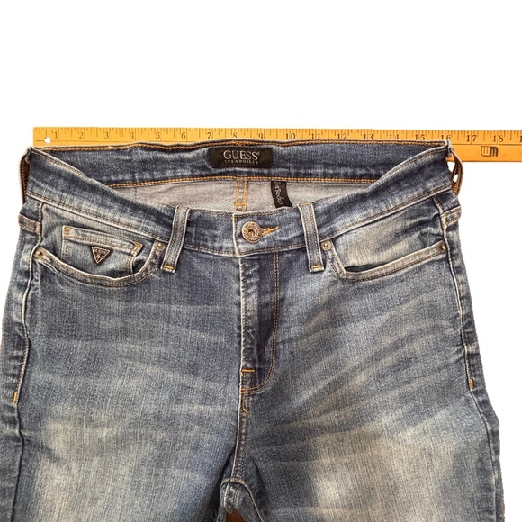 Guess women's Brit Rocker slim taper leg jeans 33 x 32 - Picture 12 of 13